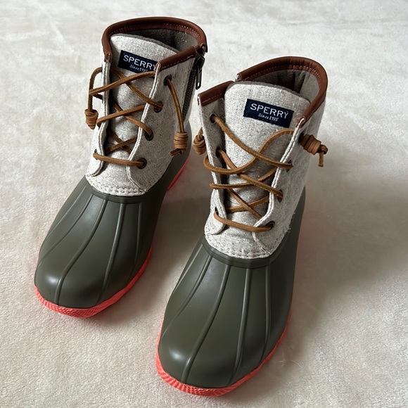 sperry rubber boots ladies